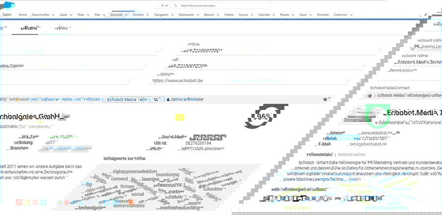 CONNECT Salesforce-Integration