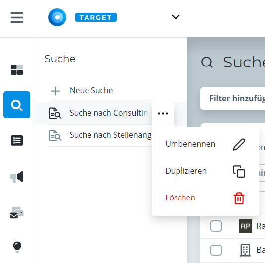 Suchen duplizieren