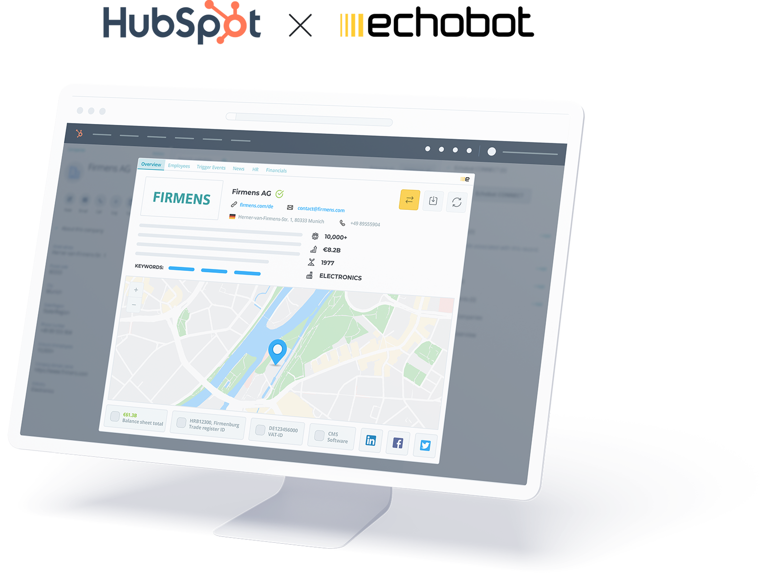 Hubspot x Echobot Hubspot x Echobot