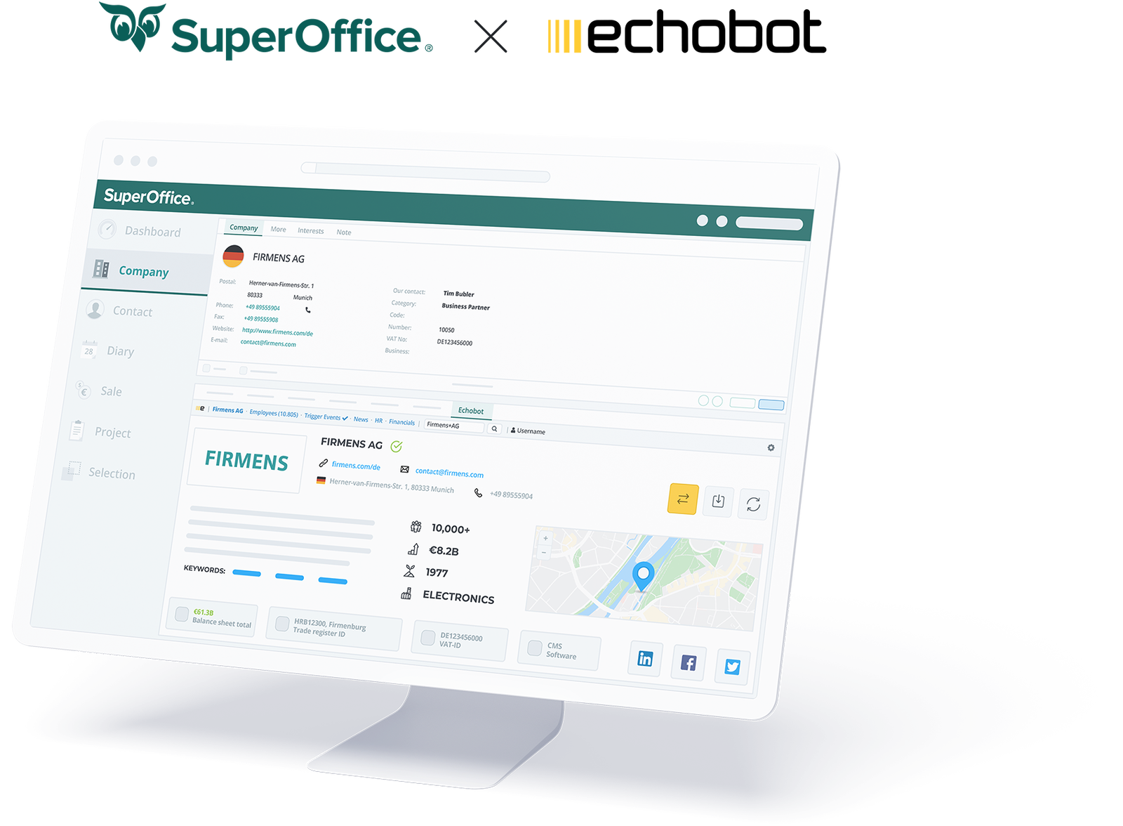 SuperOffice X Echobot SuperOffice X Echobot